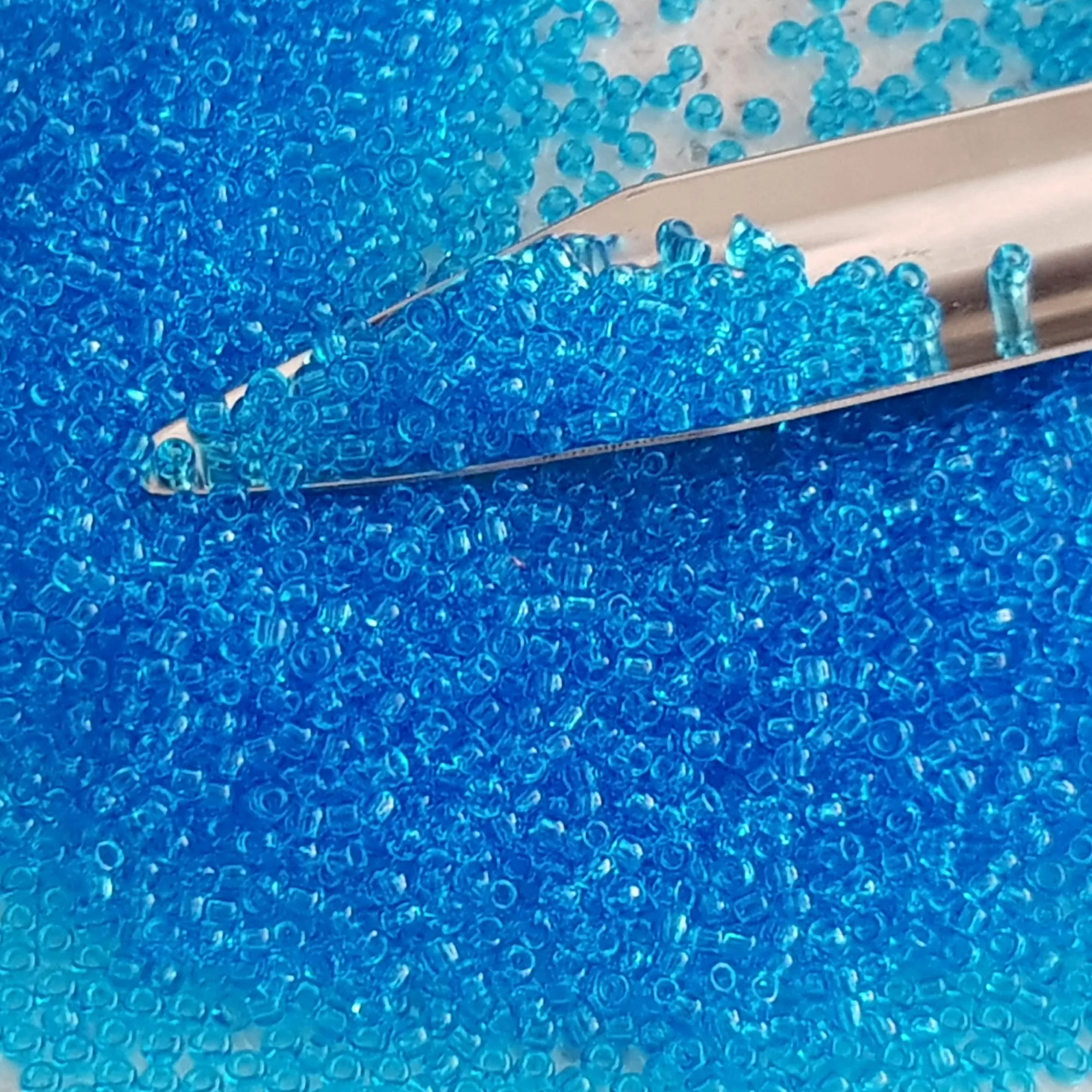 11/0 TR-3B Dark Aquamarine Transparent 10g/30g Round Toho Seed Beads | Beading Supply