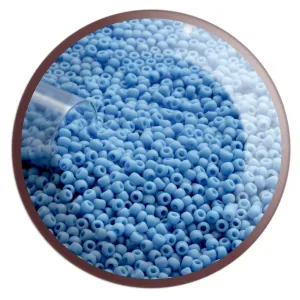 11/0 TR-43DF Cornflower Blue Opaque Matte 10g/30g Round Toho Seed Beads | Beading Supply