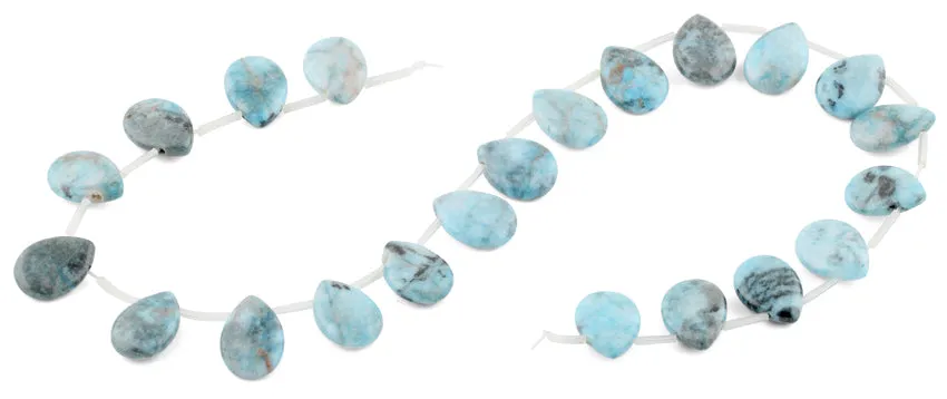 13x18MM Turquoise Pear Gemstone Beads