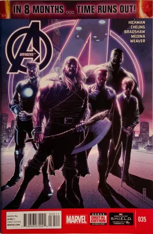 AVENGERS (2013-2015) #35 FIRST COVER APPEARANCE OF SAM WILSON IN CAPTAIN AMERICA COSTUME
