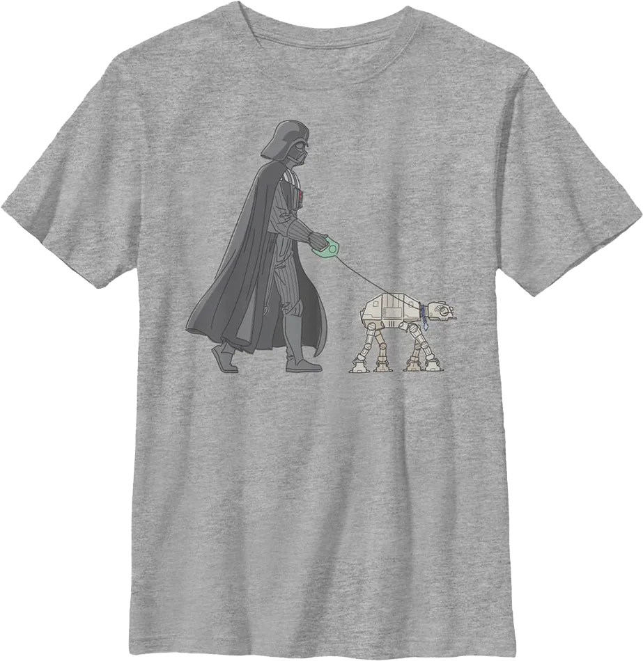 Boys Youth Darth Vader AT-AT Walker Star Wars Shirt