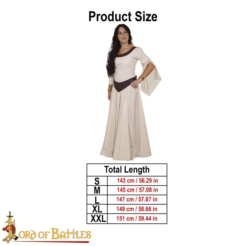 Country Maiden Dress - White Cotton
