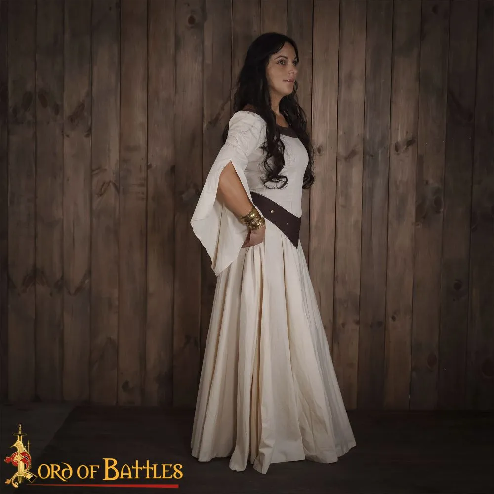 Country Maiden Dress - White Cotton
