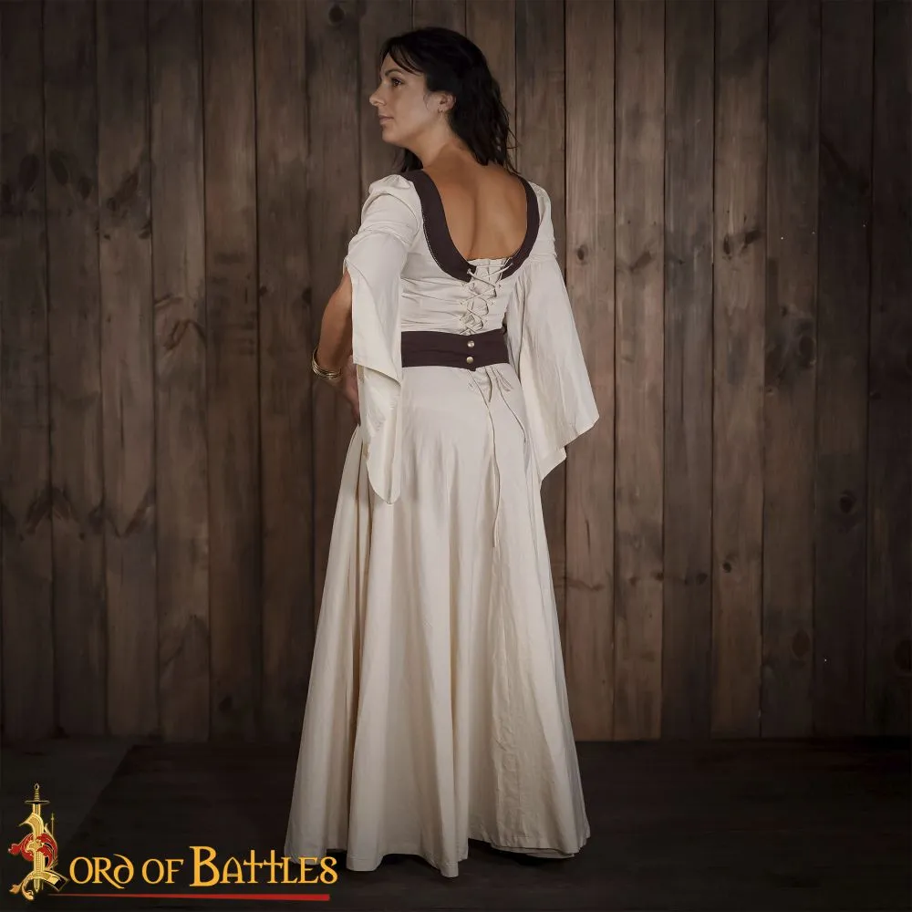 Country Maiden Dress - White Cotton
