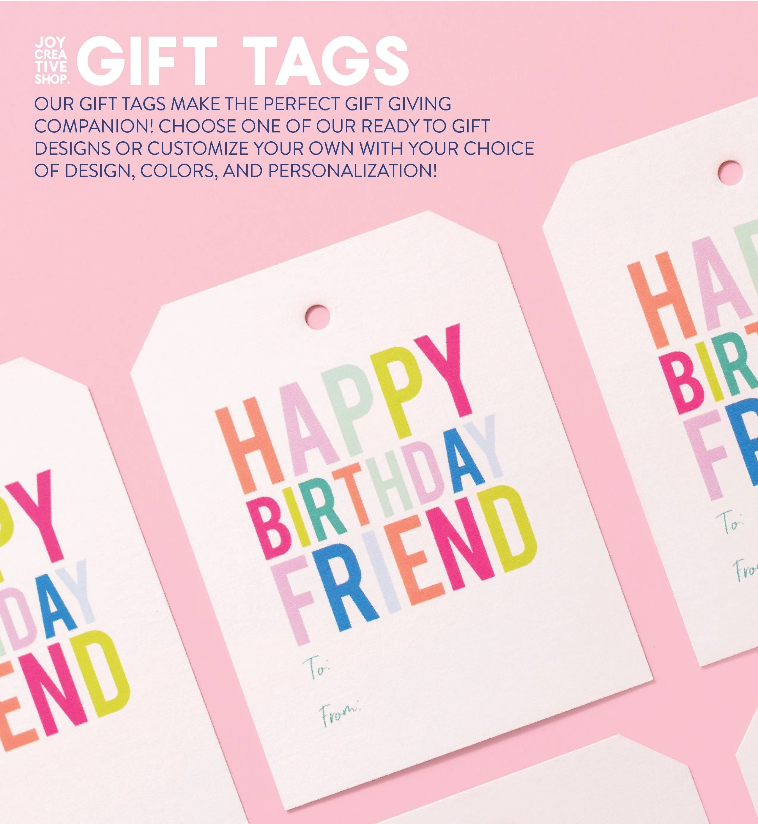 From Your Friend Gift Tags