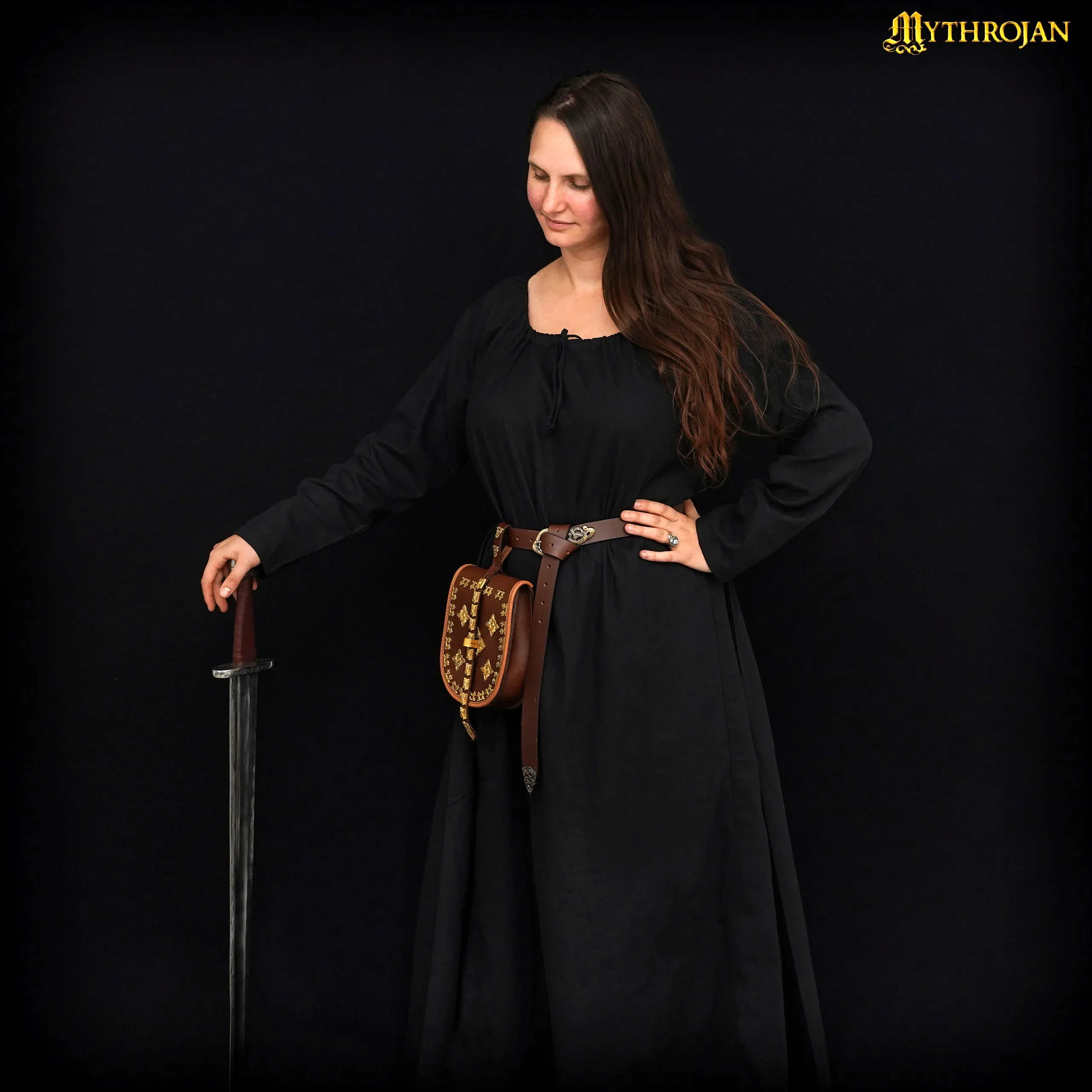 Maiden Dress - Black Cotton