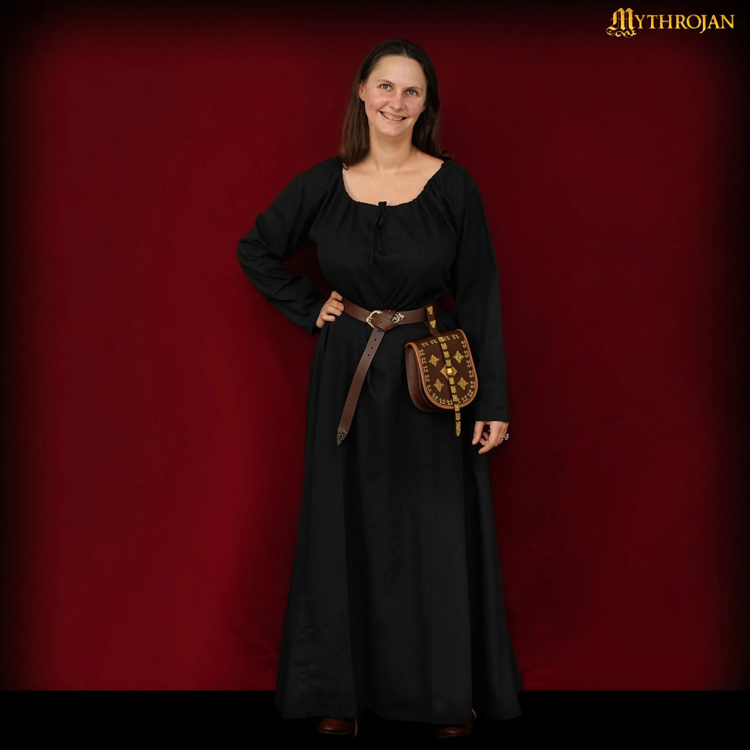Maiden Dress - Black Cotton