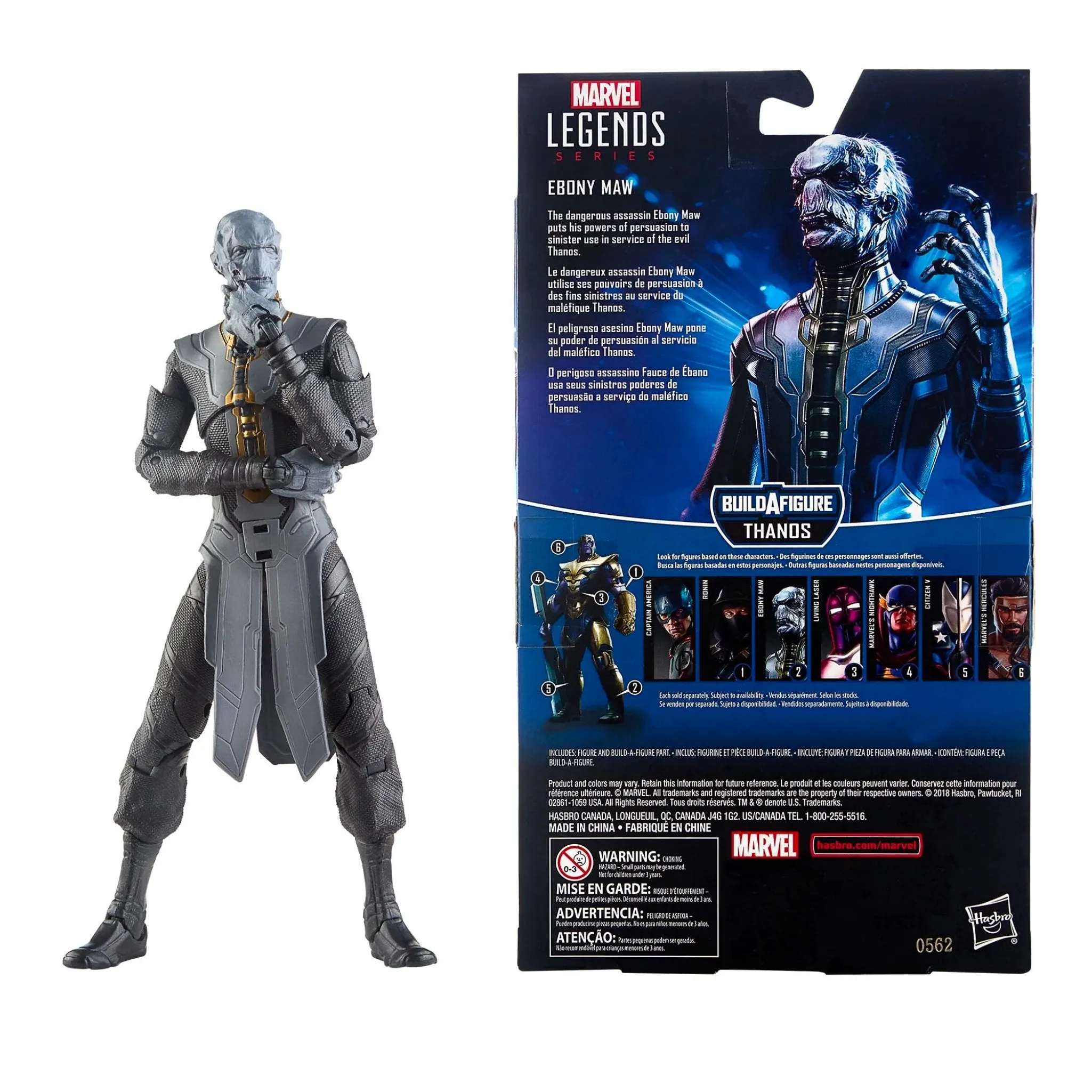 Marvel Legends Ebony Maw (Thanos BAF)