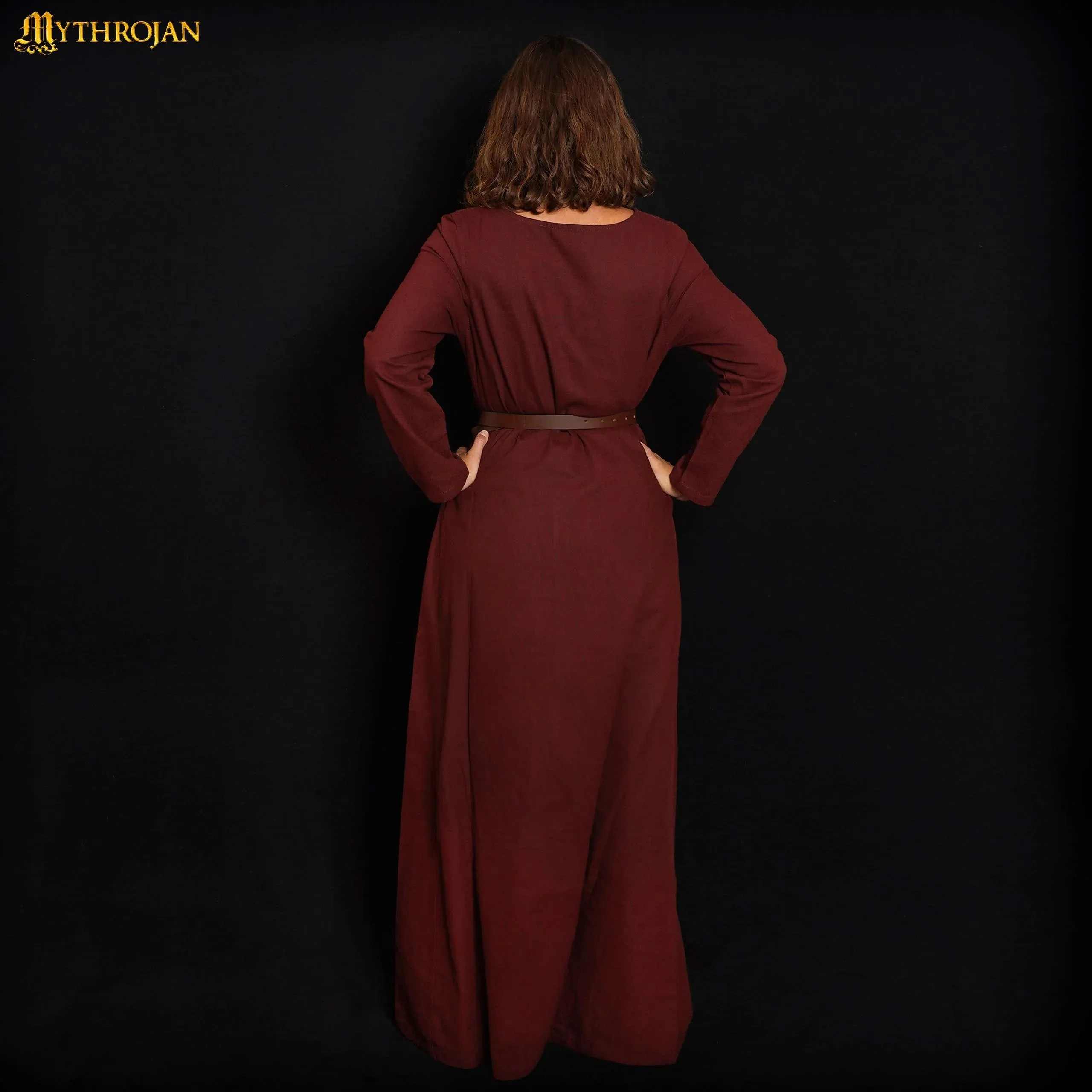 Medieval Dress - Brown Cotton