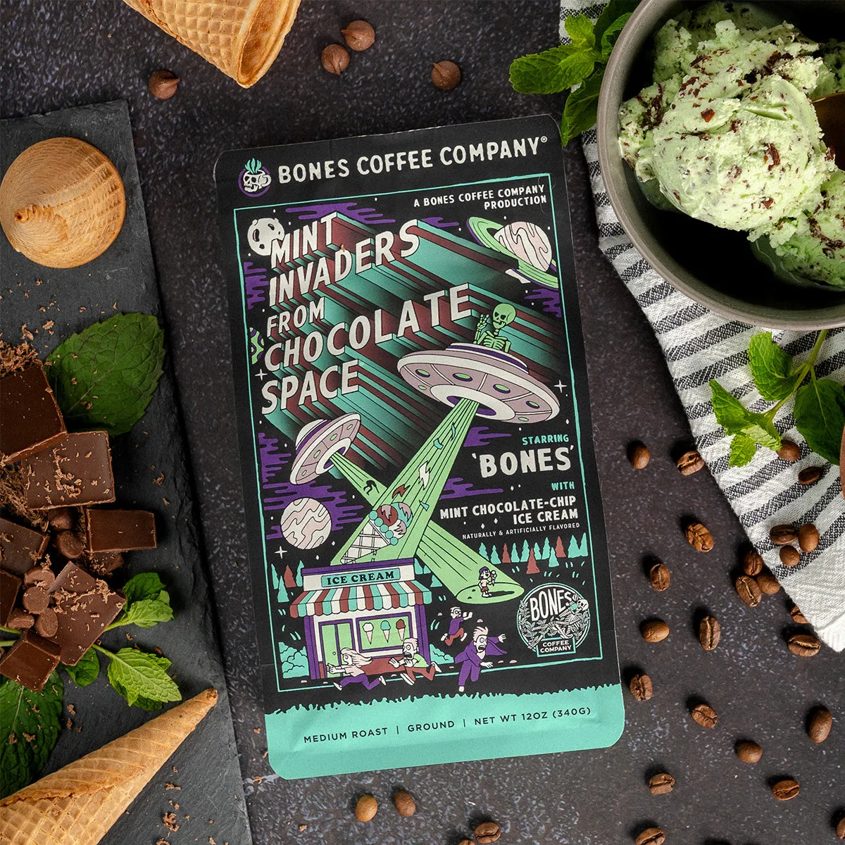 Mint Invaders From Chocolate Space | 12oz