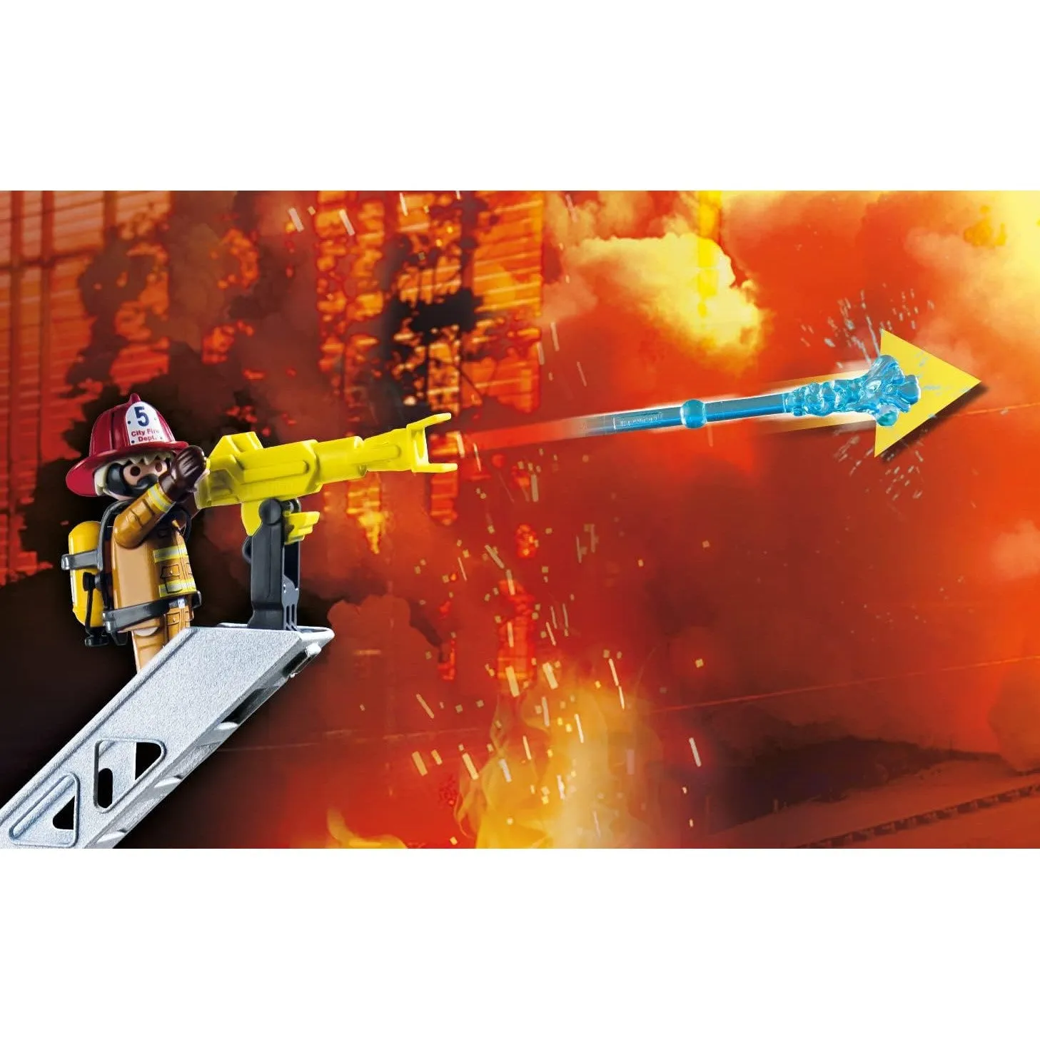 Playmobil 71233 - Fire Truck with Flashing Lights