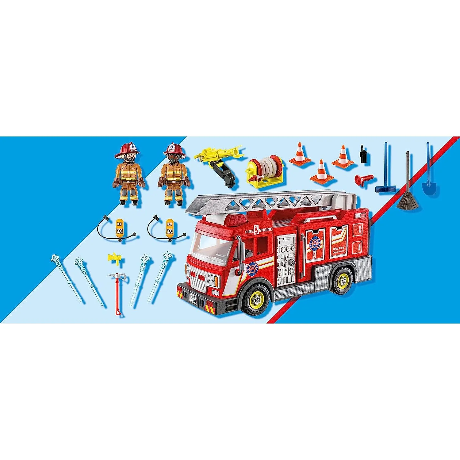 Playmobil 71233 - Fire Truck with Flashing Lights