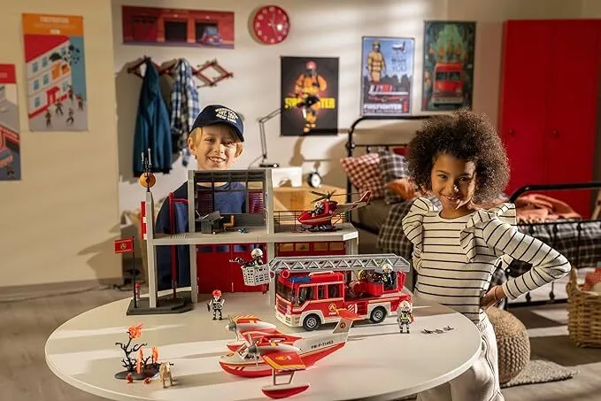 Playmobil City Action - US Fire Truck with Flashin