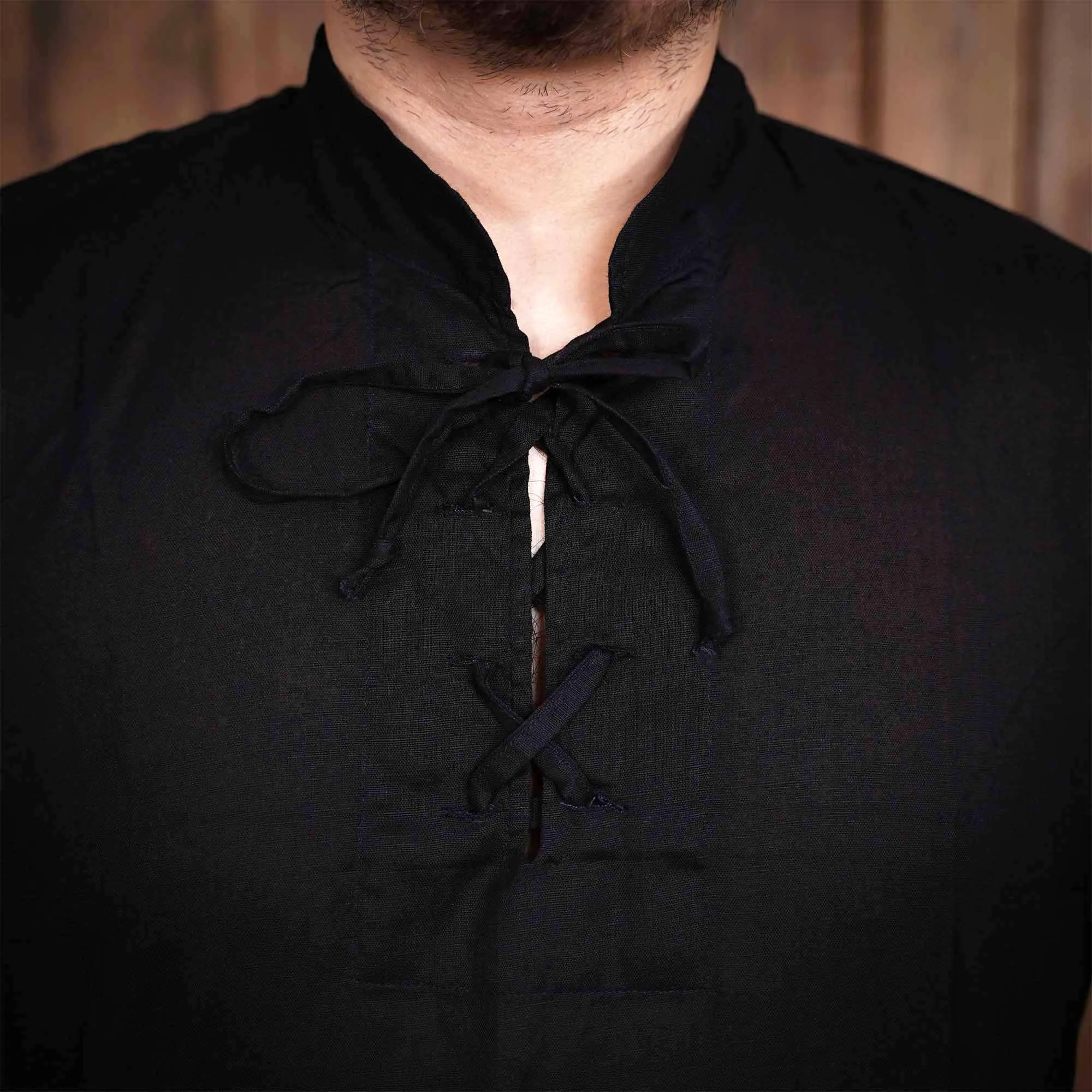 Renaissance Fantasy Pirate shirt - Black