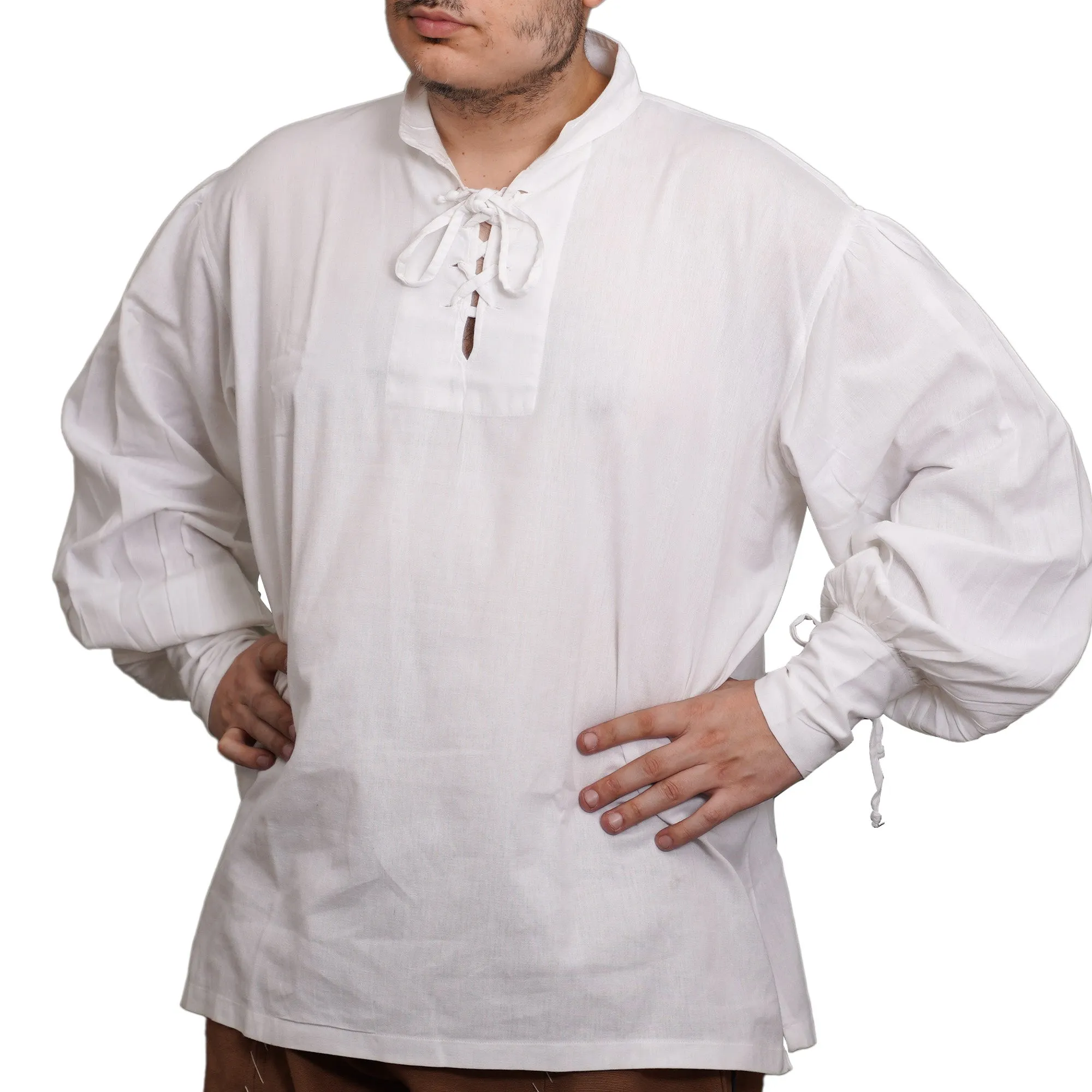Renaissance Fantasy Pirate shirt - White